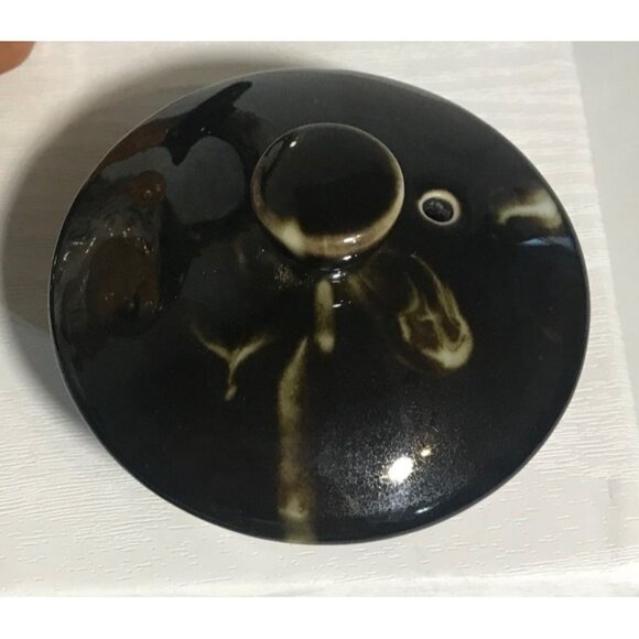 Pirate Teapot Vintage Shafford Hand Painted Ceramic Collectible Toby Style 5.75" - Picture 4 of 8